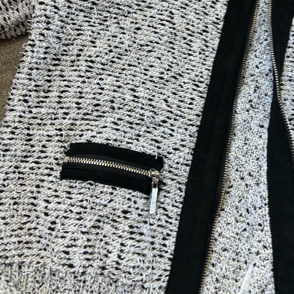 Ivanka Trump bomber zip up sweater jacket - Picture 5 of 6